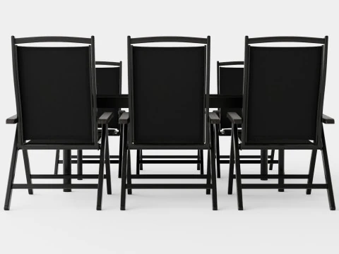 Nice dining set 3D Model