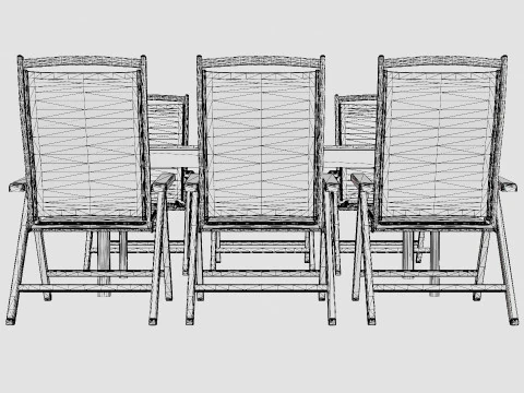 Nice dining set 3D Model