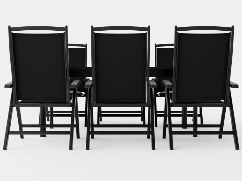 Nice dining set 3D Model