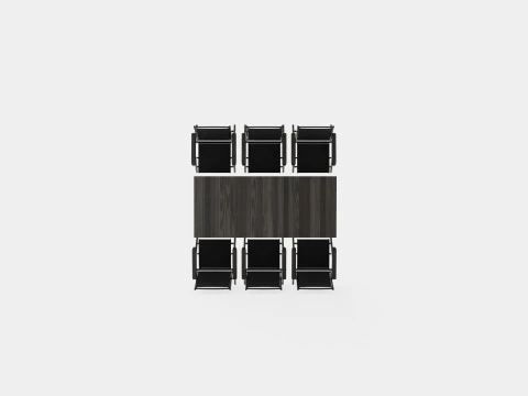 Nice dining set 3D Model