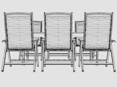 Nice dining set 3D Model