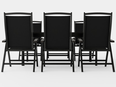 Nice dining set 3D Model