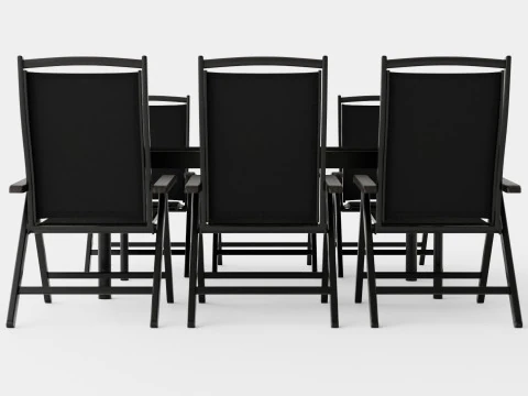Nice dining set 3D Model