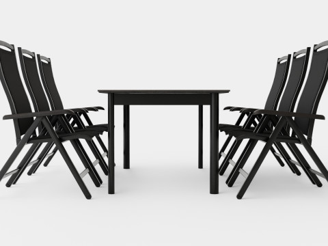 Nice dining set 3D Model
