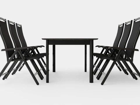 Nice dining set 3D Model