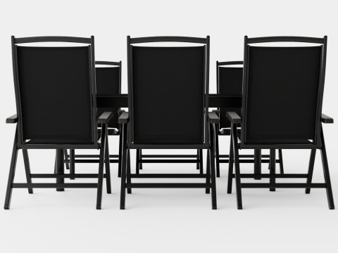 Nice dining set 3D Model