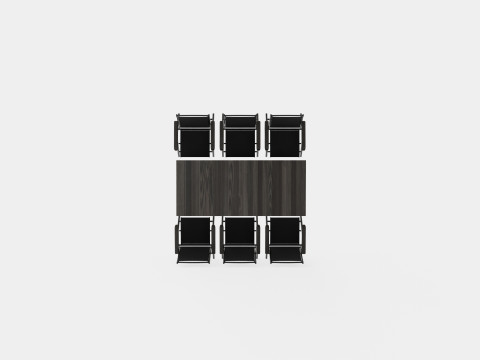 Nice dining set 3D Model