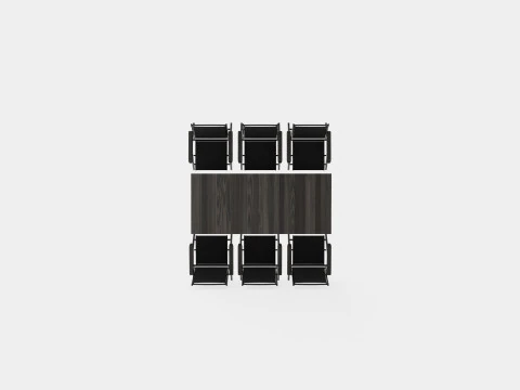 Nice dining set 3D Model