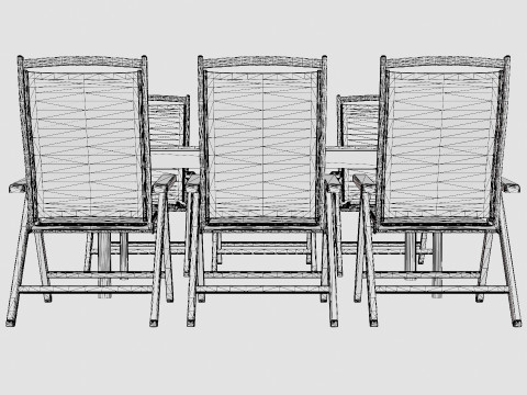 Nice dining set 3D Model