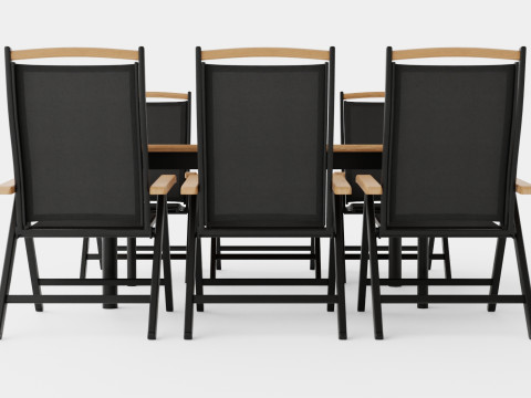 Nice dining set 3D Модель