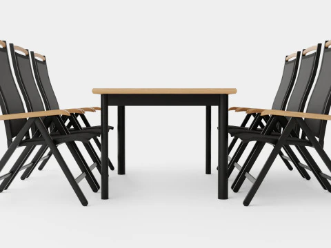 Nice dining set 3D Model
