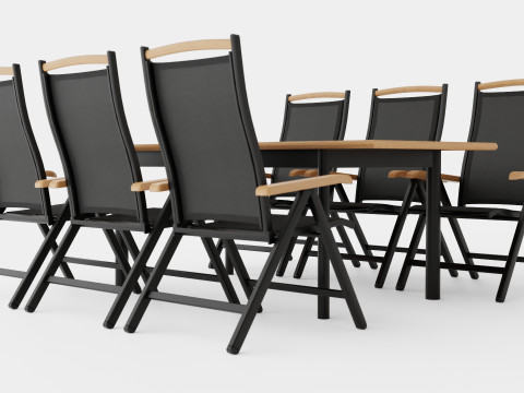 Nice dining set 3D Модель