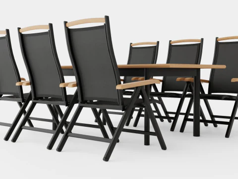 Nice dining set 3D Model