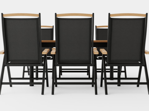 Nice dining set 3D Модель
