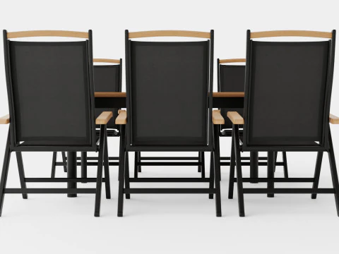 Nice dining set 3D Model