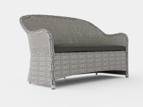 Roma 2-seater sofa 3D Model
