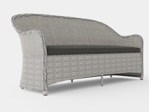 Roma 3-seater sofa 3D Модель