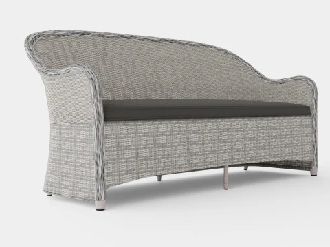 Рома 3-місний диван 3D Модель