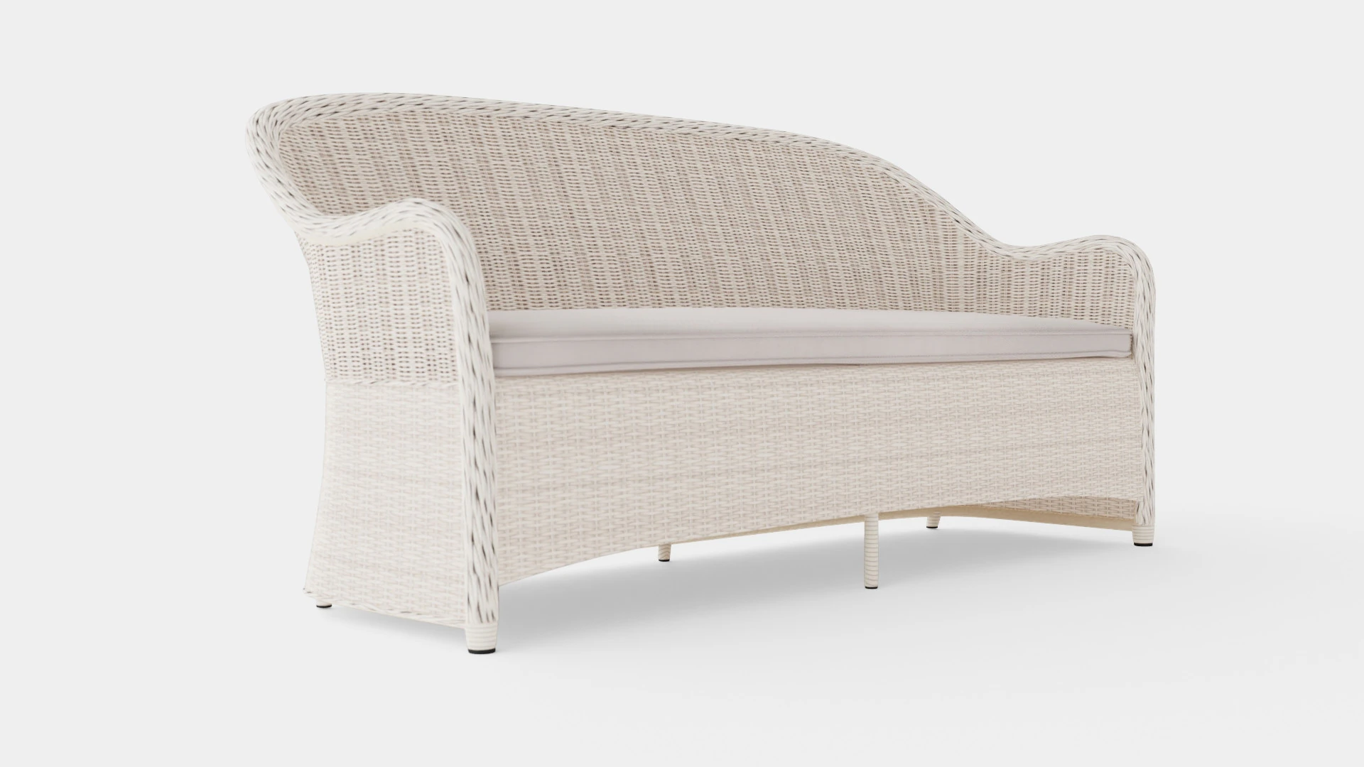 Roma 3-seater sofa 3D Model .c4d .max .obj .3ds .fbx .stl .blend
