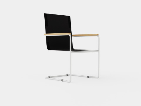 Hono stacking chair Modelo 3D