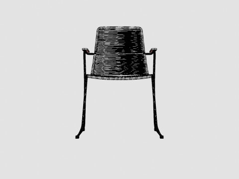 Bjorko armchair 3D Model