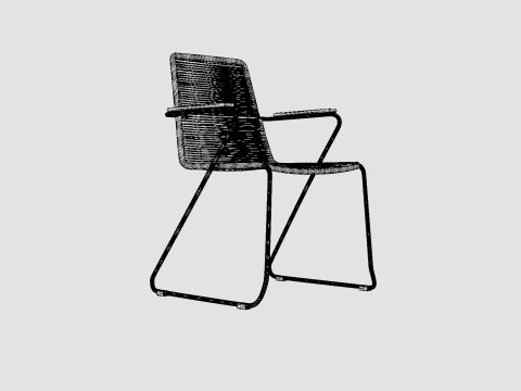 Bjorko armchair 3D Model