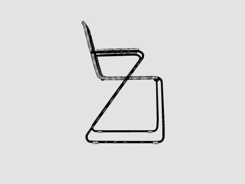 Bjorko armchair 3D Model