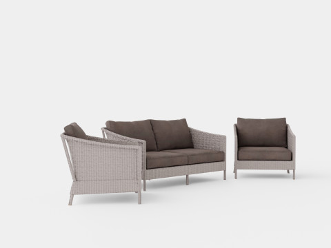 Askim sofa set 3D Model