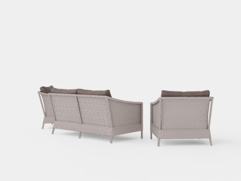 Askim sofa set 3D Model