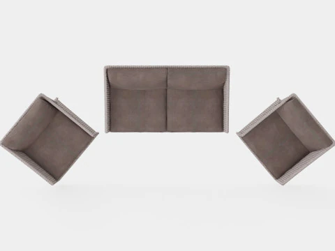 Askim sofa set 3D Model