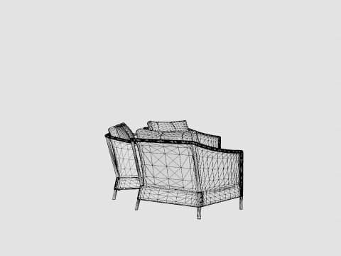 Askim sofa set 3D Model