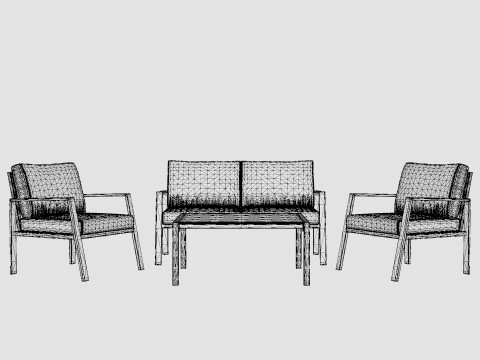 Tjorn sofa set 3D 模型