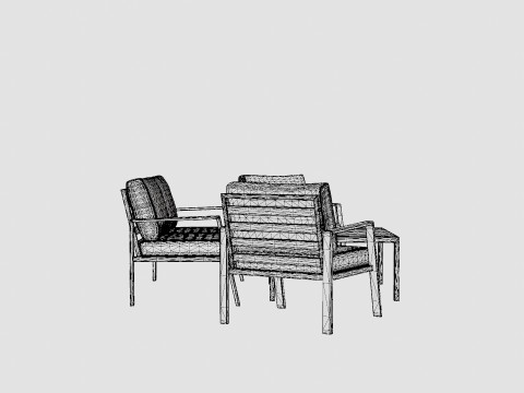 Tjorn sofa set 3D 模型