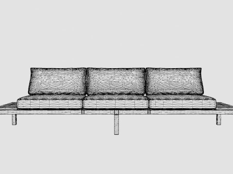 Djursholm Lounge sofa 3D Model