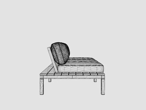 Djursholm Lounge sofa 3D Model