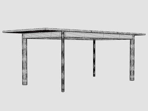 Nice dining table 3D Model