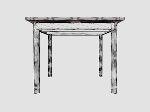 Nice dining table 3D Model
