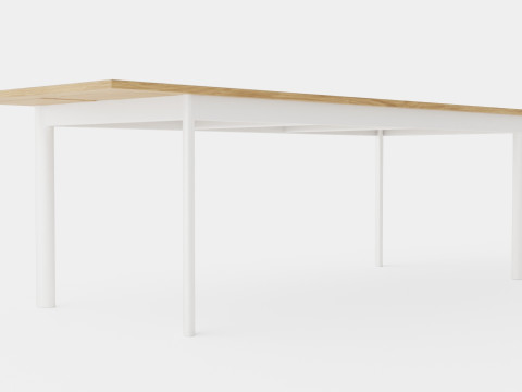 Nice dining table Modello 3D