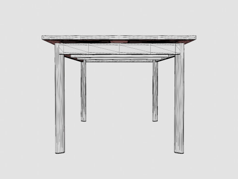 Nice dining table Modello 3D