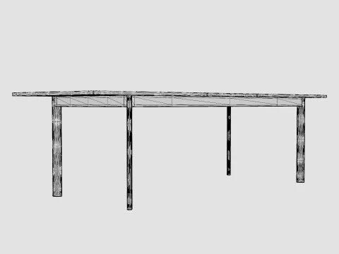 Nice dining table 3D Model