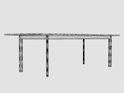 Nice dining table 3D 模型