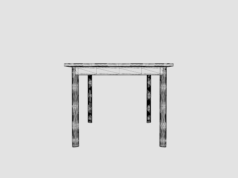 Nice dining table 3D Model