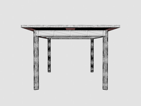 Nice dining table Model 3D