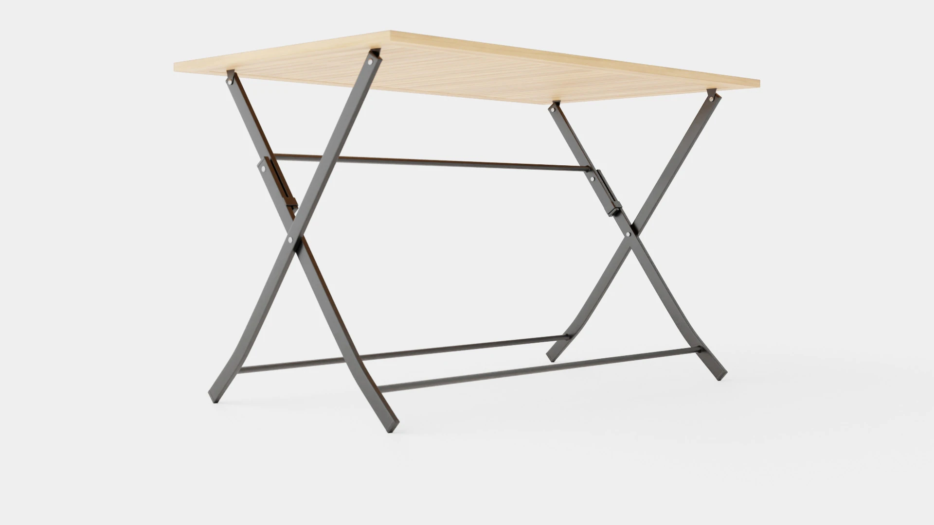 Nice folding table 3D Model .c4d .max .obj .3ds .fbx .stl .blend 