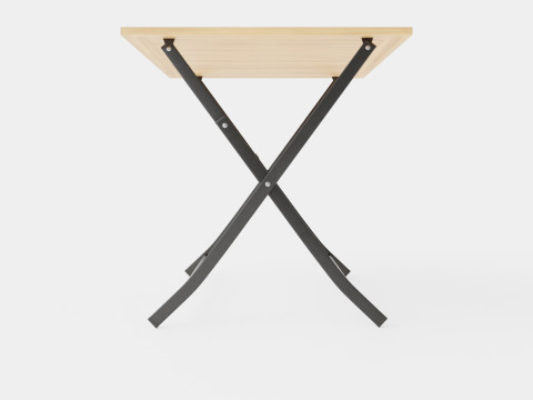 Nice folding table 3D Модель
