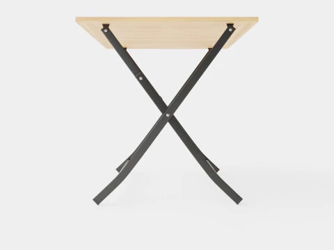 Nice folding table 3D Model