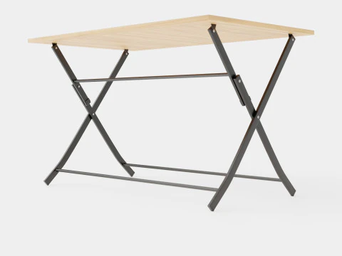 Nice folding table 3D Model