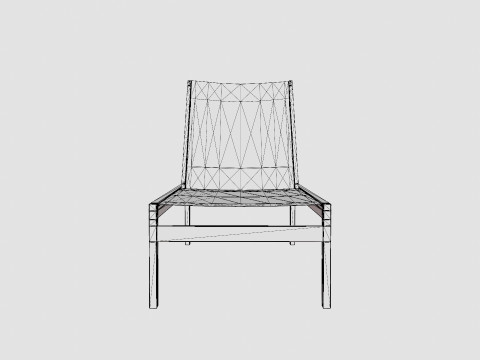 Vegas lounge bed Model 3D