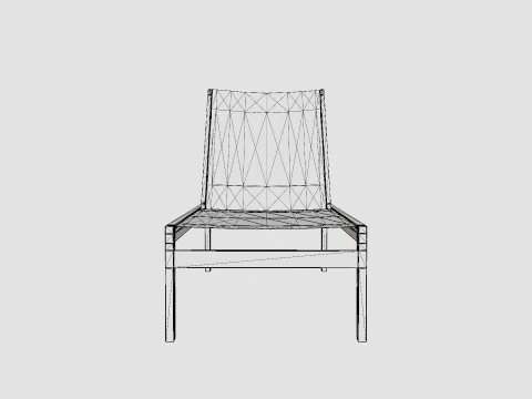 Vegas lounge bed 3D Model