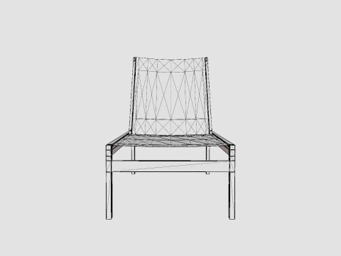 Vegas lounge bed 3D Model